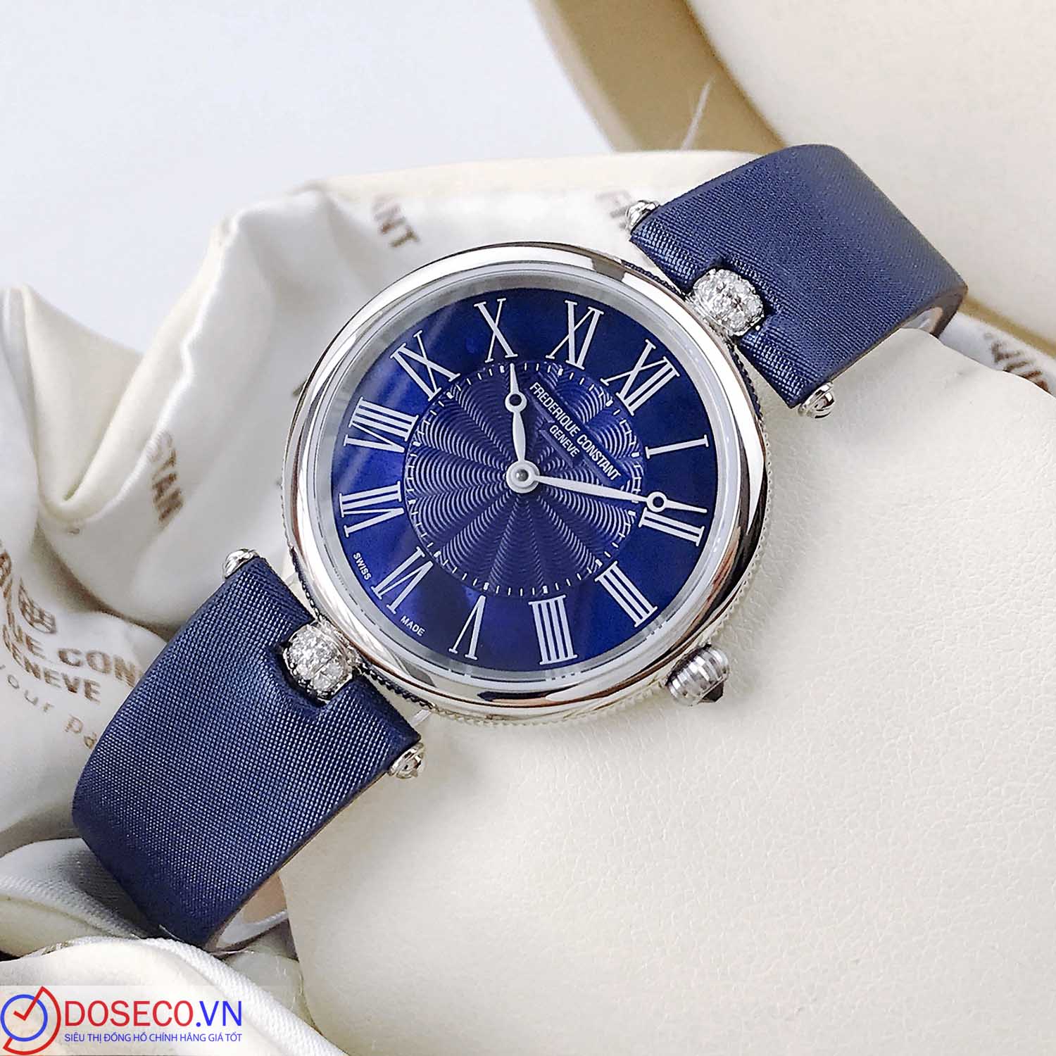 Frederique Constant Orologio Analogico Uomo Modello FC-200MPW2AR2B - Quadrante Bianco, Cinturino In Pelle, Eleganza Classica Svizzera